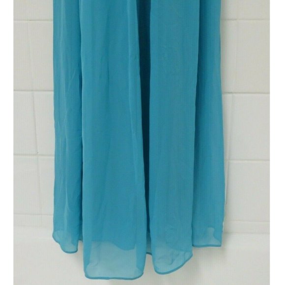 Calvin Klein Strapless Halter Sequin Beaded Dress - Picture 6 of 13